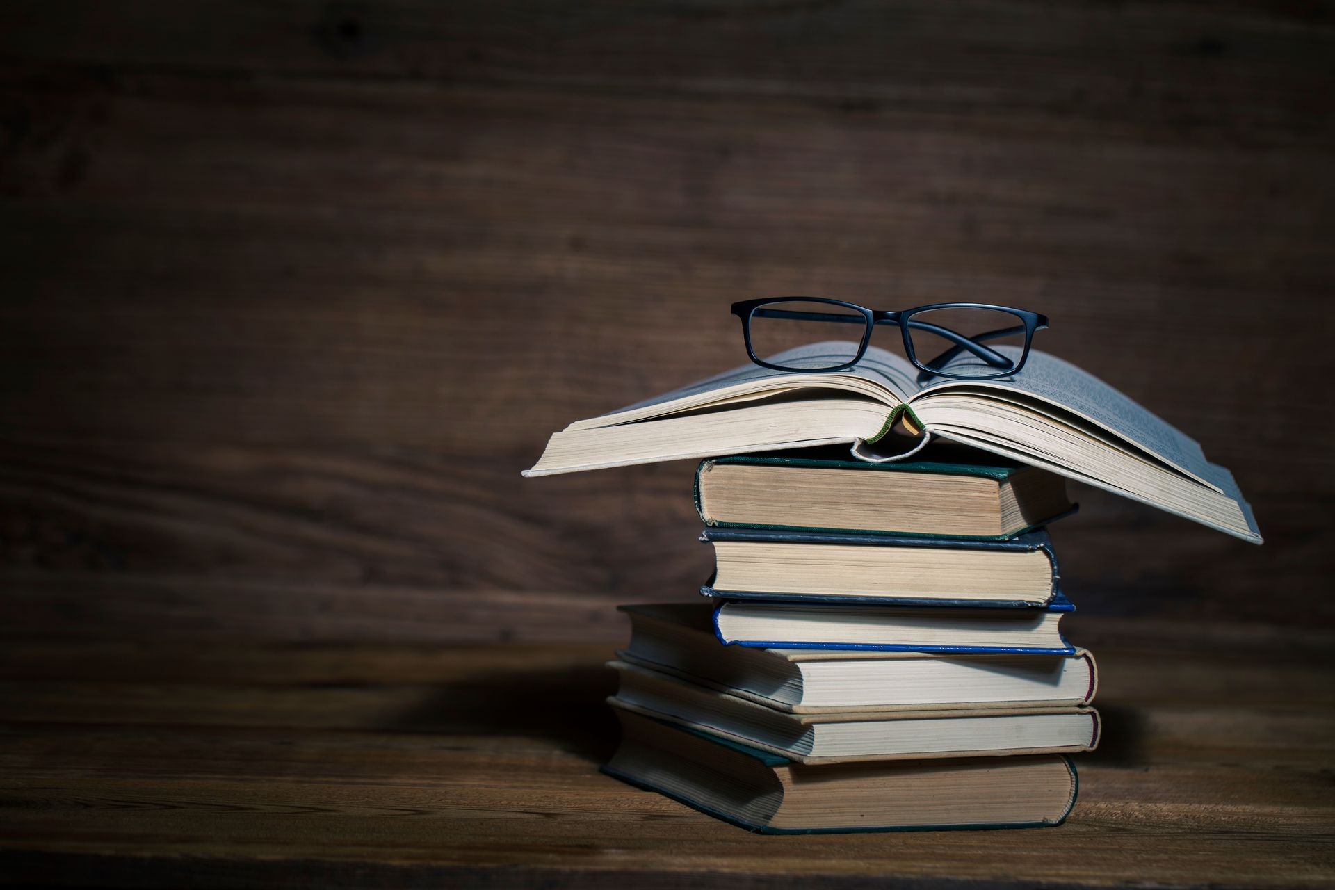 books lie on each other. with copy-space books lie on each other. with copy-space